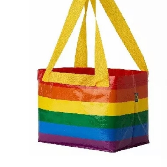IKEA Rainbow Colored Bags | IKEA Large Rainbow Bag | IKEA Small Rainbow Bag - Picture 3 of 6